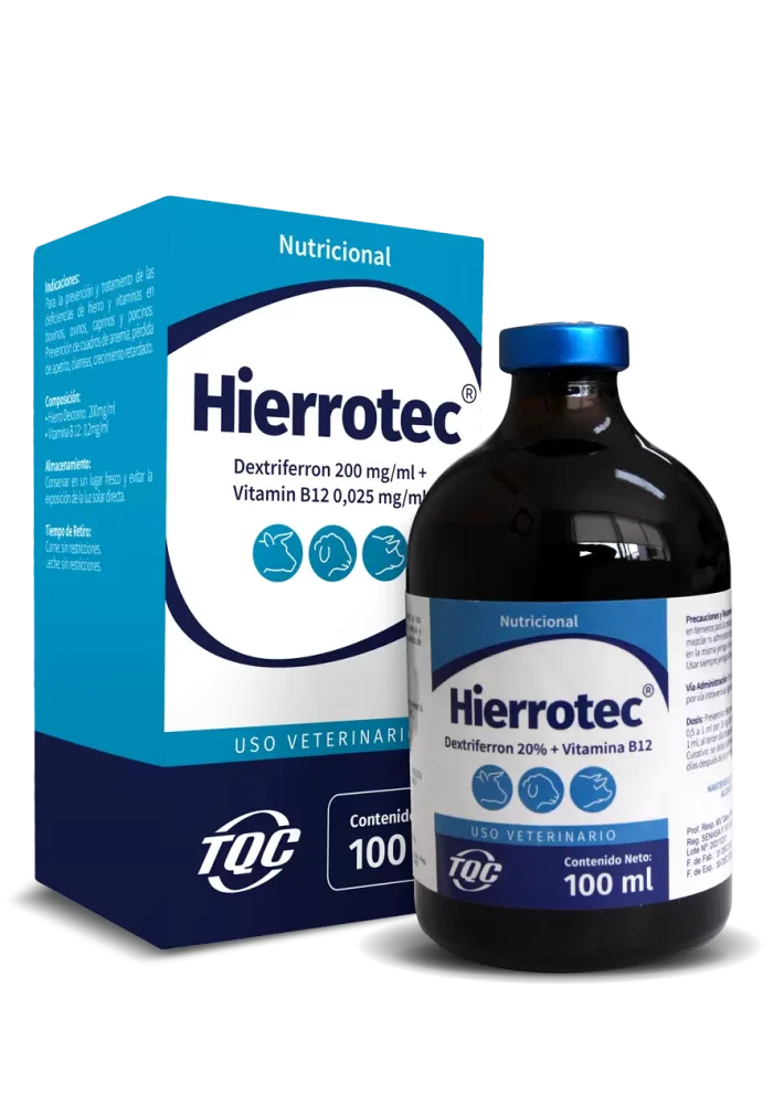 Hierrotec frasco x 100 mL