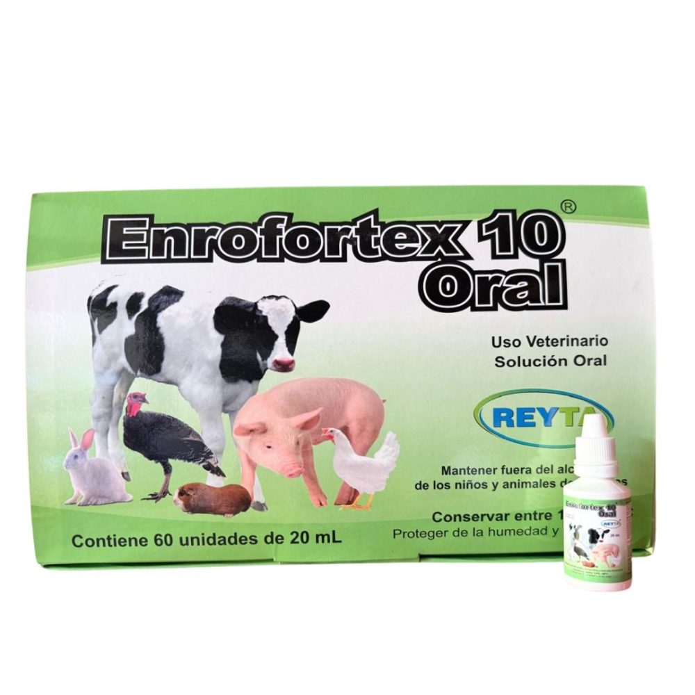Enrofortex 10 (enrofloxacina oral) gotero x 30 mL