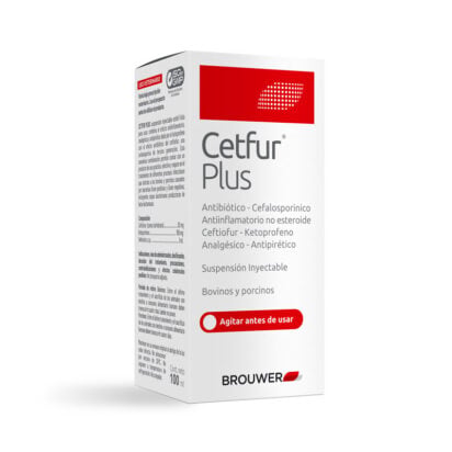 Cetfur plus (Ceftiofur + ketoprofeno) frasco x 100 mL